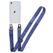 Прозрачный чехол для iPhone 7 | 8 c ремешком Crossbody Midnight Blue