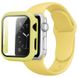 Комплект Band + Case чехол с ремешком для Apple Watch (45mm, Yellow ) 1