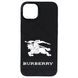 Чохол силіконовий CaseTify Burberry на iPhone 13 Black