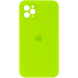 Чехол Silicone Case FULL CAMERA (square side) (для iPhone 11 pro Max) (Party Green)