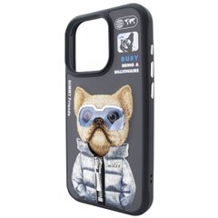 Чехол для iPhone 15 Nimmy Case AnimalZip, Black Dog