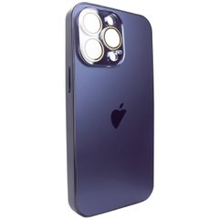 Чехол для iPhone 15 Pro матовый AG Titanium Case Purple