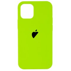 Чехол Silicone Case для iPhone 15 Plus Full (№66 Neon Green)