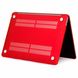Чехол накладка Matte Hard Shell Case для Macbook New Air 13.3 (A1932,A2179,A2337) Soft Touch Red 2