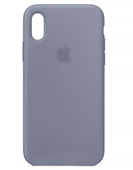 Чехол Silicone Case для iPhone X/Xs FULL (№46 Lavender Gray)