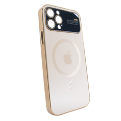 Чехол для iPhone 13 Pro PC Slim Case with MagSafe с защитными линзами на камеру Champaign Gold