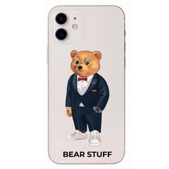 Чехол прозрачный Print Bear Stuff для iPhone 12 mini Мишка в костюме