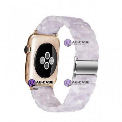 Янтарный Ремешок для Apple Watch (38mm, 40mm, 41mm, Light Purple)