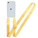 Прозрачный чехол для iPhone SE2 | SE 3 c ремешком Crossbody Yellow