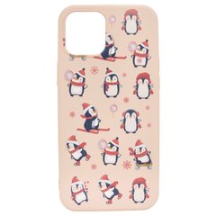 Чехол для iPhone 8 Plus | 7 Plus WAVE Winter Case Penguins Pink Sand