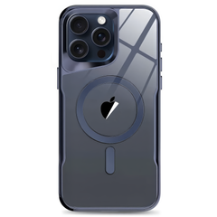 Чехол для iPhone 13 Pro Max Metallic Shell with MagSafe, Titanium Blue