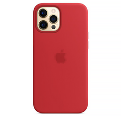 Чехол Silicone Case для iPhone 15 Pro FULL (№14 Red)