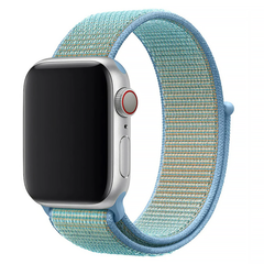 Ремешок для Apple Watch Nylon Loop нейлоновый (42mm, 44mm, 45mm, 49mm, CornFlower)