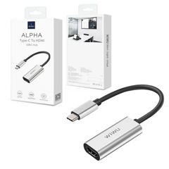 Переходник Wiwu (USB-C to HDMI) Hub докстанция Alpha Gray