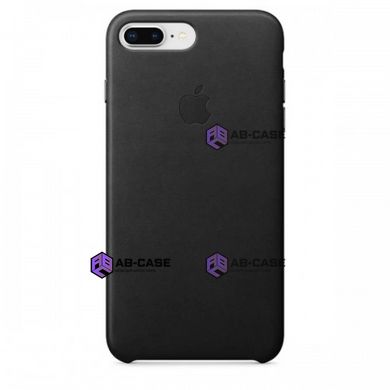 Чехол для iPhone 7 Plus | 8 Plus Leather Case PU Black