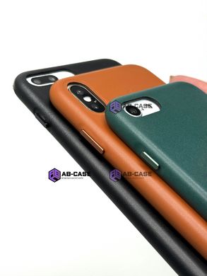 Чехол для iPhone 7 Plus | 8 Plus Leather Case PU Fir Green