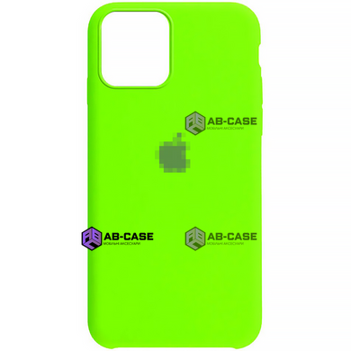 Чехол Silicone Case для iPhone 13 Mini FULL (№66 Neon Green)