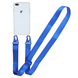 Прозрачный чехол для iPhone 7 Plus | 8 Plus c ремешком Crossbody Blue