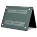 Чехол накладка Matte Hard Shell Case для Macbook New Air 13.3 (A1932,A2179,A2337) Soft Touch Green 2