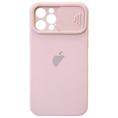 Чехол Silicone with Logo Hide Camera, для iPhone 12 Pro Max (Pink Sand)