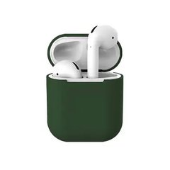 Чехол для AirPods 1/2 silicone case (Forest Green)