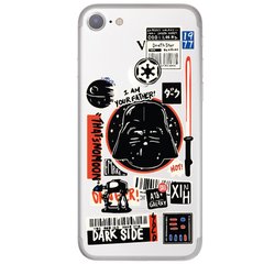 Чехол прозрачный Print Darth Vader (Star Wars) для iPhone 7/8/SE2
