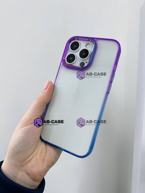 Чехол Crystal Guard Gradient, для iPhone 12 Pro Max (Purple-Blue)
