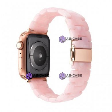 Янтарный Ремешок для Apple Watch (38mm, 40mm, 41mm, Pink)