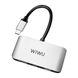 Переходник Wiwu 3 in 1 (USB-C to HDMI | USB3.0 | USB-C 3.1) Hub докстанция C2H Gray 2