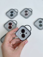 Защитные линзы на камеру iPhone 14 Plus Metal Glass Lenses Deep Purple