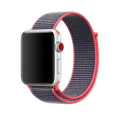 Ремешок для Apple Watch Nylon Loop нейлоновый (42mm, 44mm, 45mm, 49mm, Electric Pink)