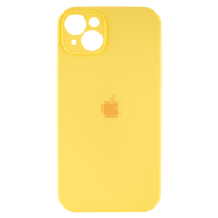 Чехол Silicone Сase для iPhone 15 Plus Full Camera №4 Yellow
