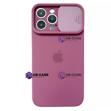 Чехол Silicone with Logo hide camera, для iPhone 13 Pro (Violet)