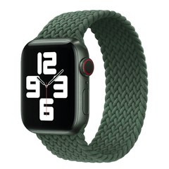Монобралсет для Apple Watch Solo Loop Nylon (42/44/45/49mm, Forest Green, S)