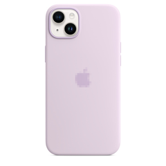 Чехол Silicone Case with Magsafe для iPhone 14 Lilac
