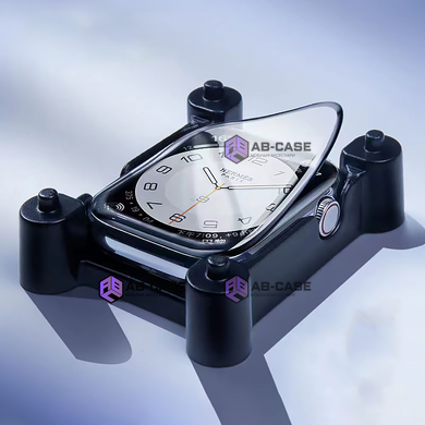 Защитное стекло для Apple Watch (44mm SE2 |SE |6 |5 |4) 3D Polymer Nano with Applicator