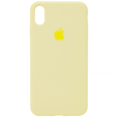 Чехол Silicone Case для iPhone X/Xs FULL (№51 Mellow Yellow)