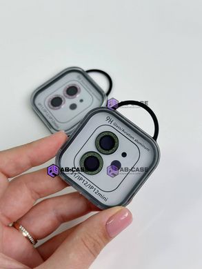 Защитные линзы для камеры iPhone 11 Metal Diamonds Lens блестящие Dark Green
