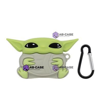 Чехол для AirPods 1|2 Yoda White 3D Case