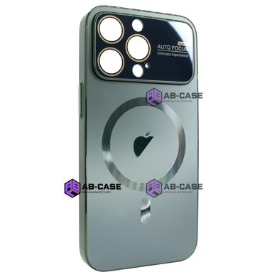 Чохол для iPhone 13 Pro Max PC Slim Case with MagSafe із захисними лінзами на камеру Cangling Green
