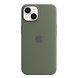 Чохол Silicone Case with Magsafe на iPhone 14 Plus Olive