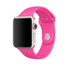 Силиконовый ремешок для Apple Watch (38mm, 40mm, 41mm, №47 Hot Pink, S)