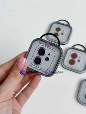 Защитные линзы на камеру iPhone 12 mini Metal Glass Lenses Light Purple
