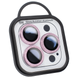 Защитные линзы для камеры iPhone 12 Pro Metal Diamonds Lens блестящие Light Purple