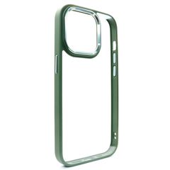 Чехол Crystal Guard для iPhone 15 Plus Khaki Green