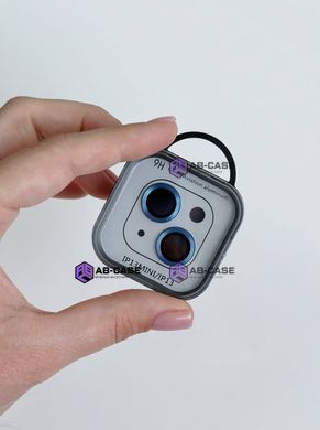 Защитные линзы на камеру iPhone 13 Metal Glass Lenses Dark Blue