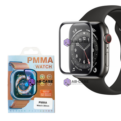 Защитное стекло для Apple Watch (38mm Series 3|2|1) 3D PMMA