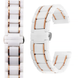 Ремешок керамический Ceramic Band для Apple Watch 42|44|45|49mm White-Rose Gold 1