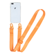 Прозрачный чехол для iPhone 7 Plus | 8 Plus c ремешком Crossbody Orange