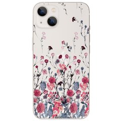 Чехол прозрачный Print Flowers для iPhone 13 mini Цветы Spring